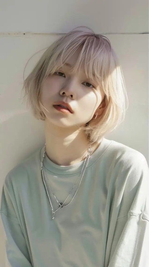 ショート ショートヘア ニワ サクラコのヘアスタイル
