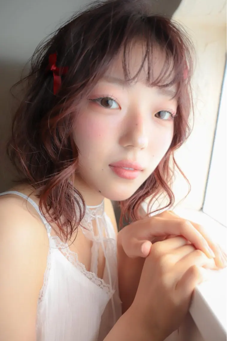 カラー ヘアアレンジ 相馬 静香のヘアスタイル