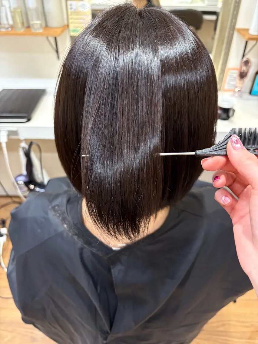 ショート カット レイヤー×ハイライト 🌷RINA🌷のヘアスタイル