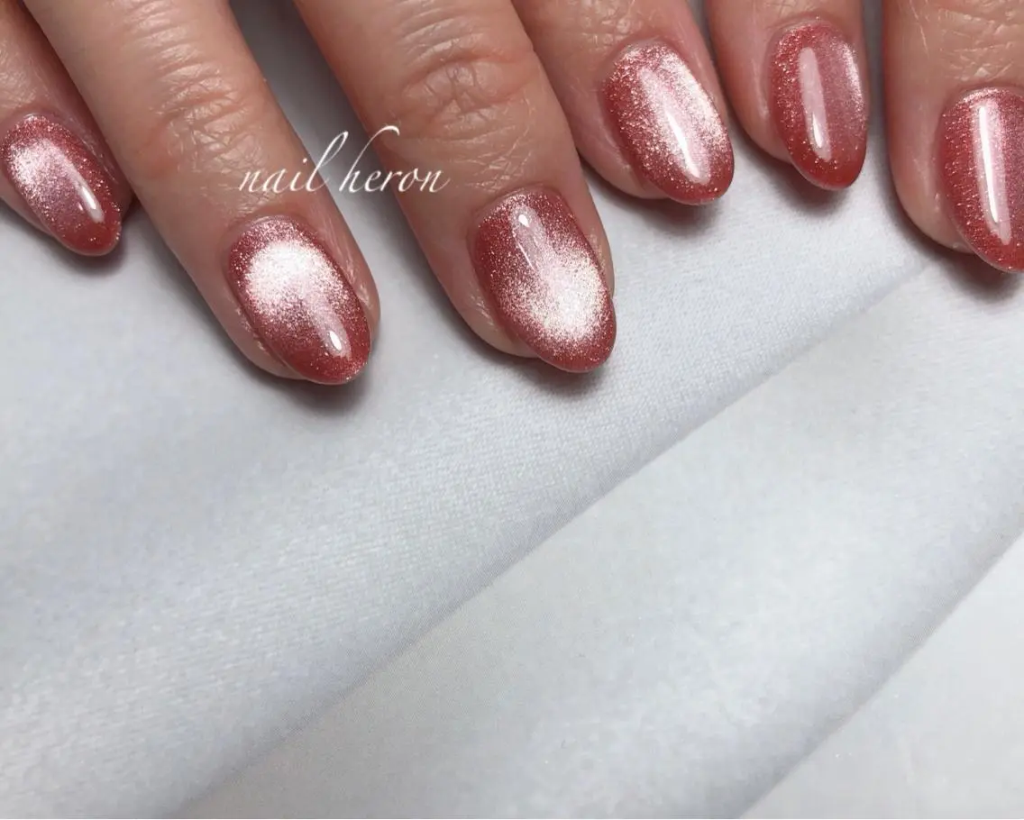 ネイル マグネットネイル ハンドネイル saki_ nail heronのネイルデザイン