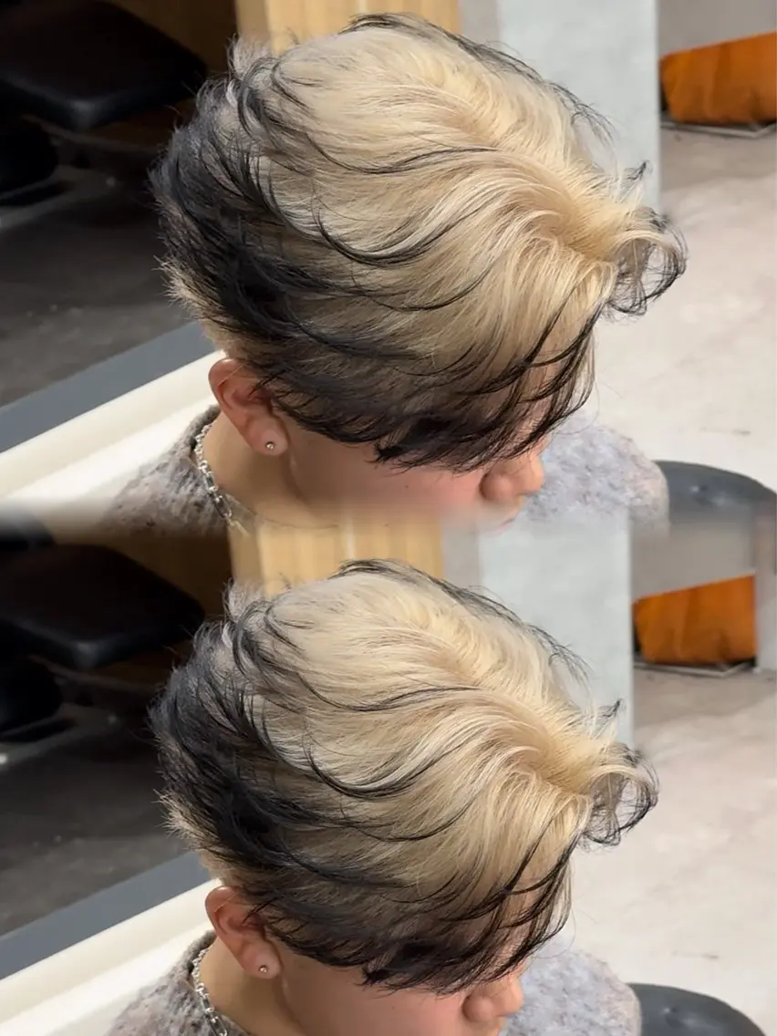 パーマ メンズ カット パーマ ヘアセット 波巻き/サーフカール 🌊吉野裕稀のヘアスタイル
