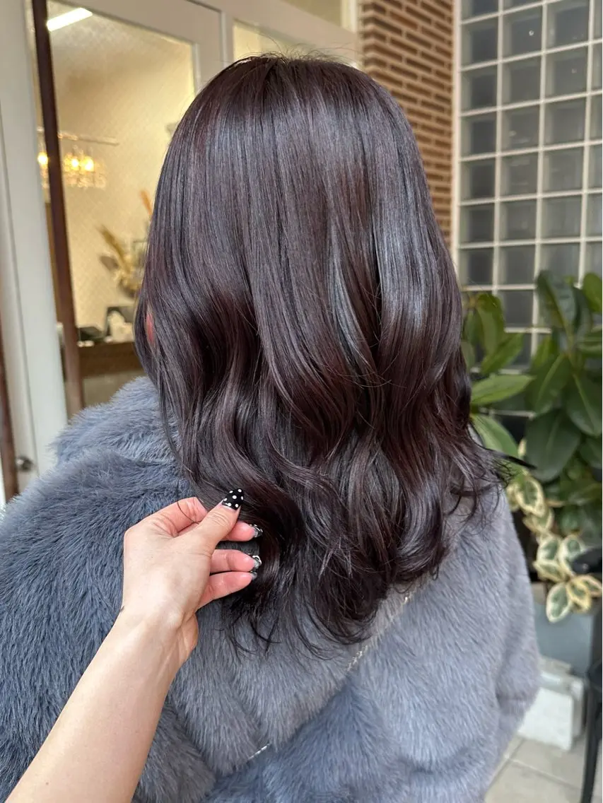 セミロング カラー Daisy🎀【福岡 美容室】chiakiのヘアスタイル
