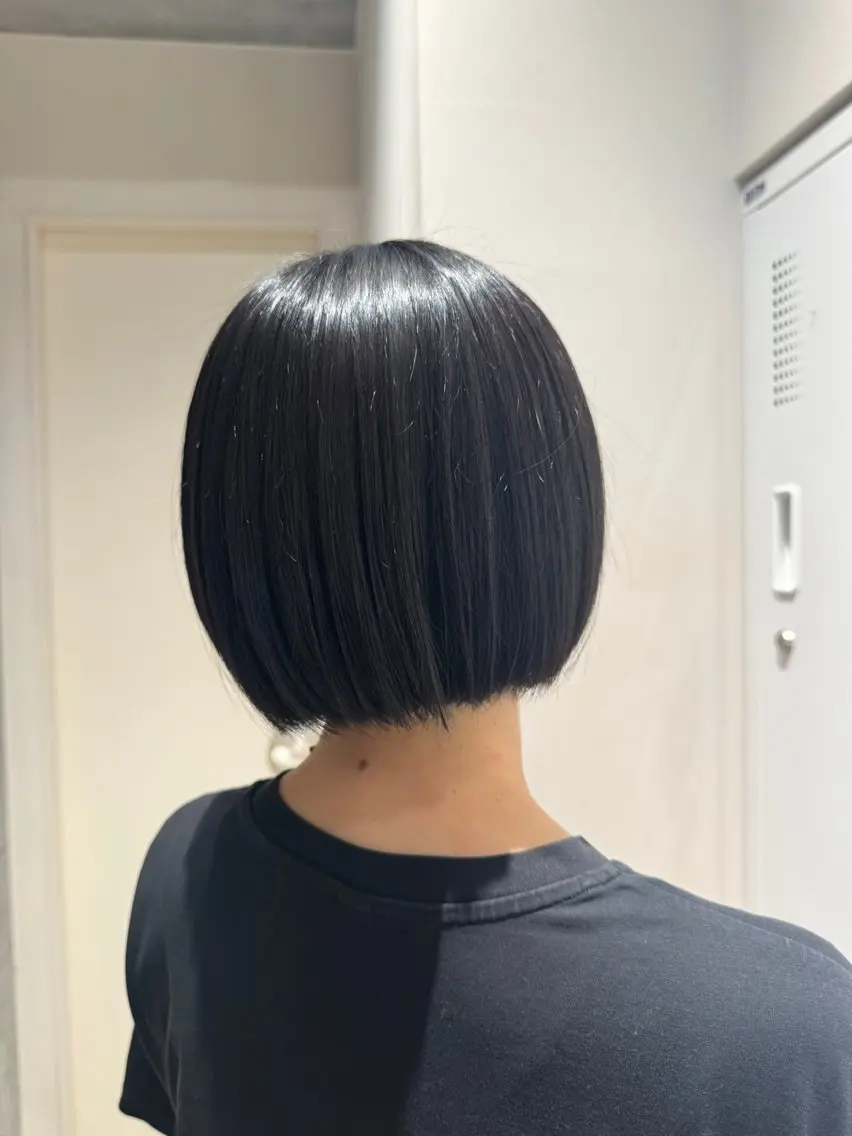 ショート 髪質改善 トリートメント カット トリートメント ふくおか なな 武蔵小杉のヘアスタイル