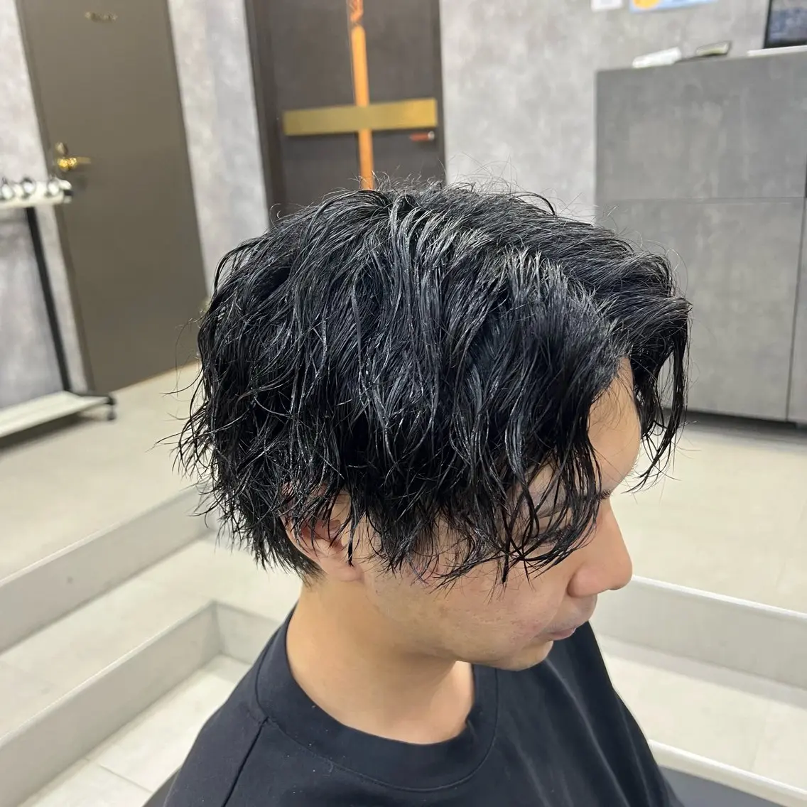 メンズ カット パーマ メンズパーマ特化 荻田知也のヘアスタイル