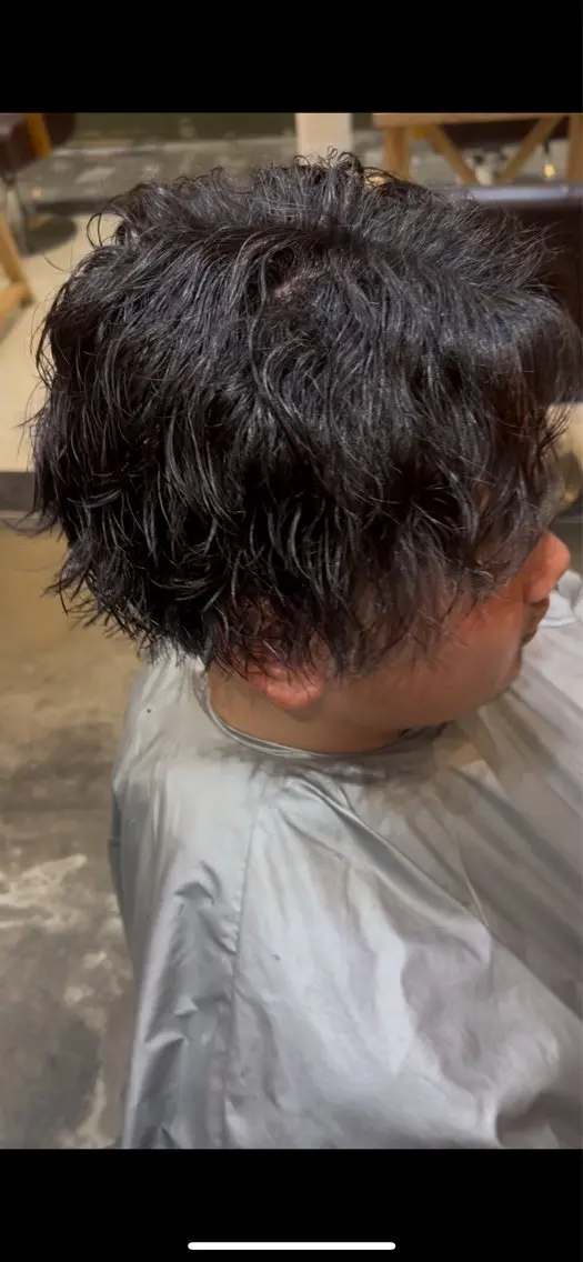 パーマ メンズ カット パーマ 松波慧太/✨縮毛矯正 ✨/✨ダブルカラー✨のヘアスタイル