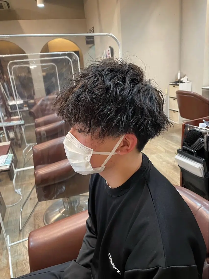 パーマ メンズ 🍎レイヤー🍎 SAYAのヘアスタイル