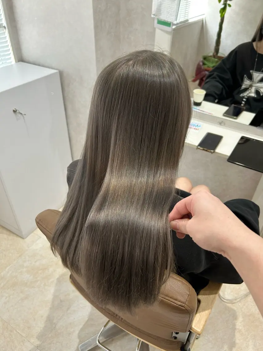 ロング カラー ヘアカラー トリートメント ヘアセット 💙まこと💙艶 カラー(Rico)のヘアスタイル