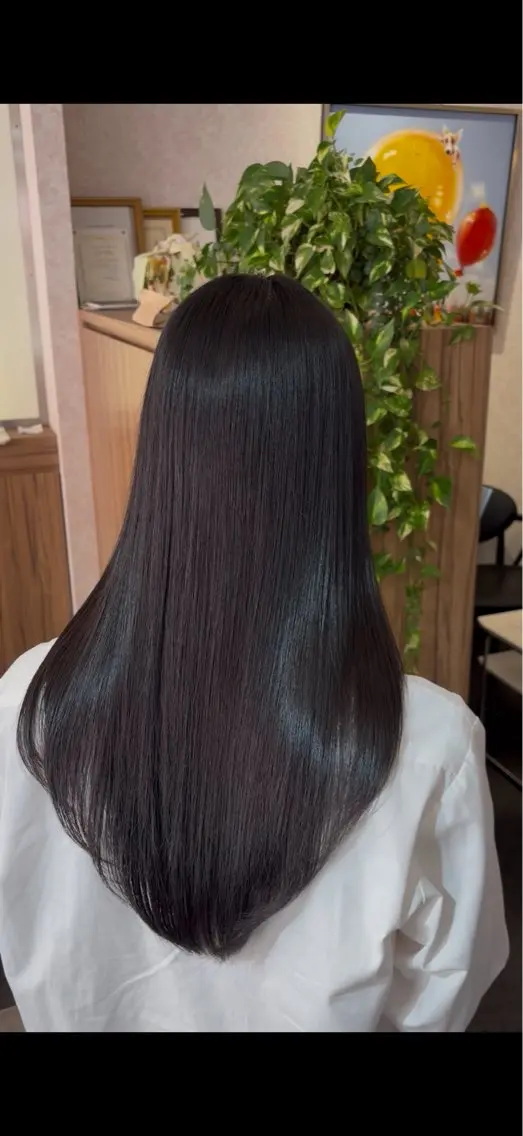 カット 縮毛矯正 ヘアギャラリー Mー2北浅井店のヘアスタイル