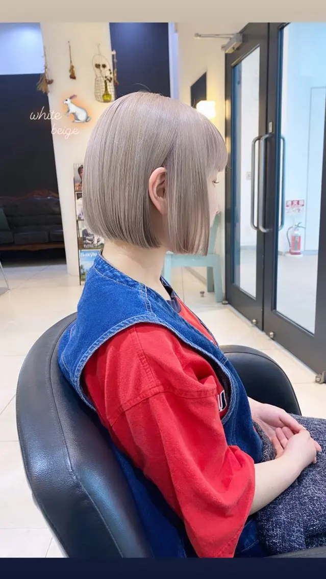 ショート カラー カット ヘアカラー トリートメント mai / linoah˚✧のヘアスタイル
