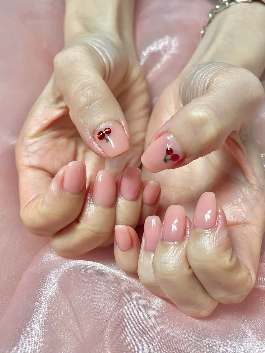 ネイル 長さ出し ハンドネイル RUMI nailのネイルデザイン