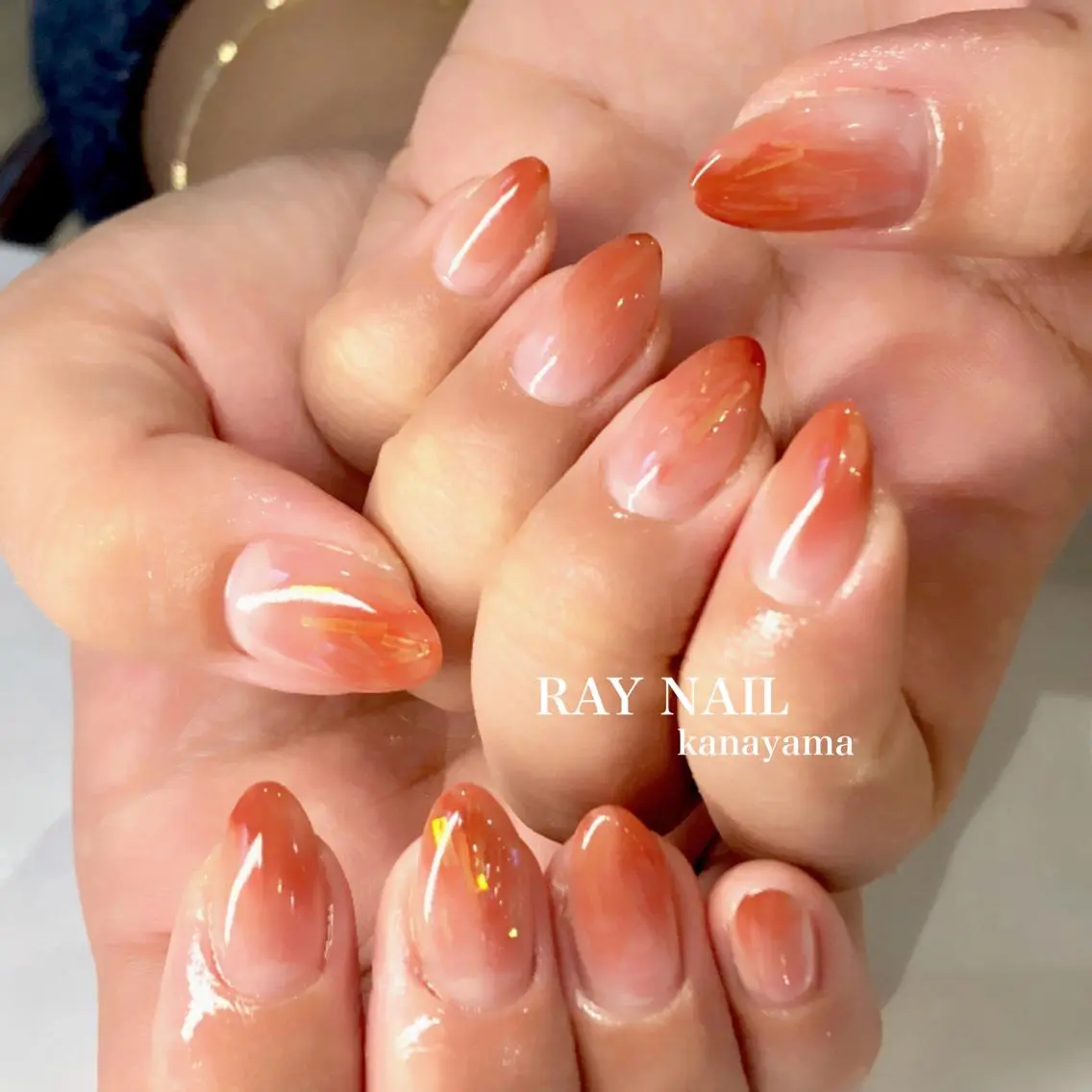 ネイル ニュアンスネイル Arowa 伊田のネイルデザイン