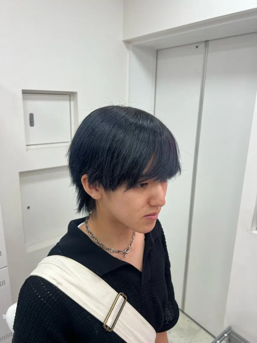 ショート カラー 💖似合わせカラー レイヤー💖縮毛矯正のヘアスタイル