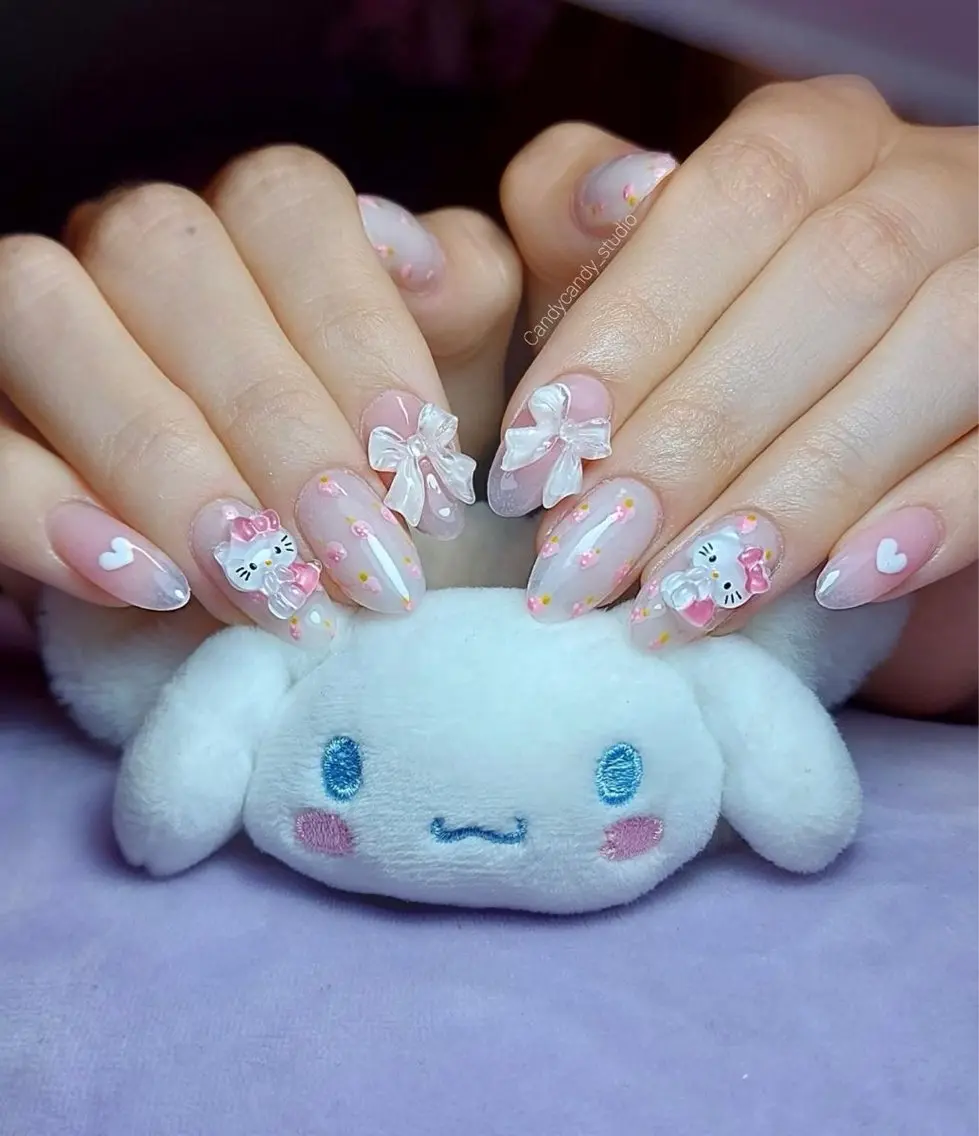 持ち込みデザイン(2本アートネイル) 🌷シンプルなデザインの写真