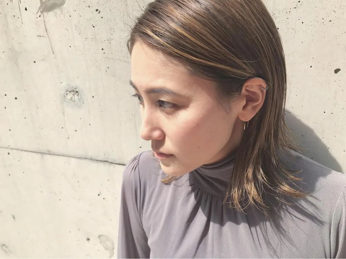 ミディアム 黒神 浩之のヘアスタイル