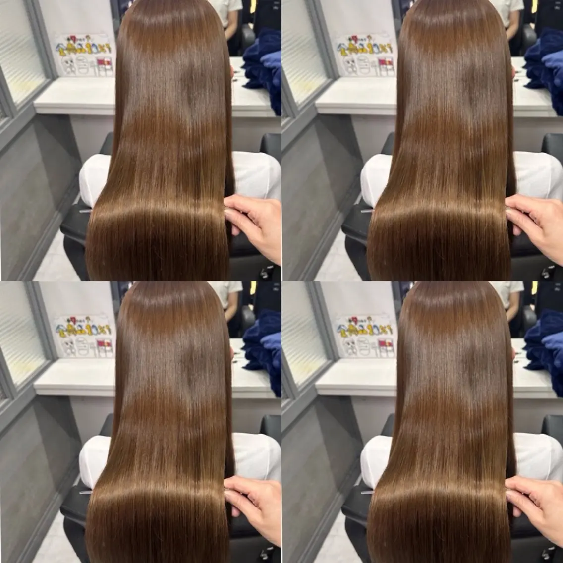 ロング ヘアカラー トリートメント 💎韓国レイヤー ×エクステゆうま💎のヘアスタイル