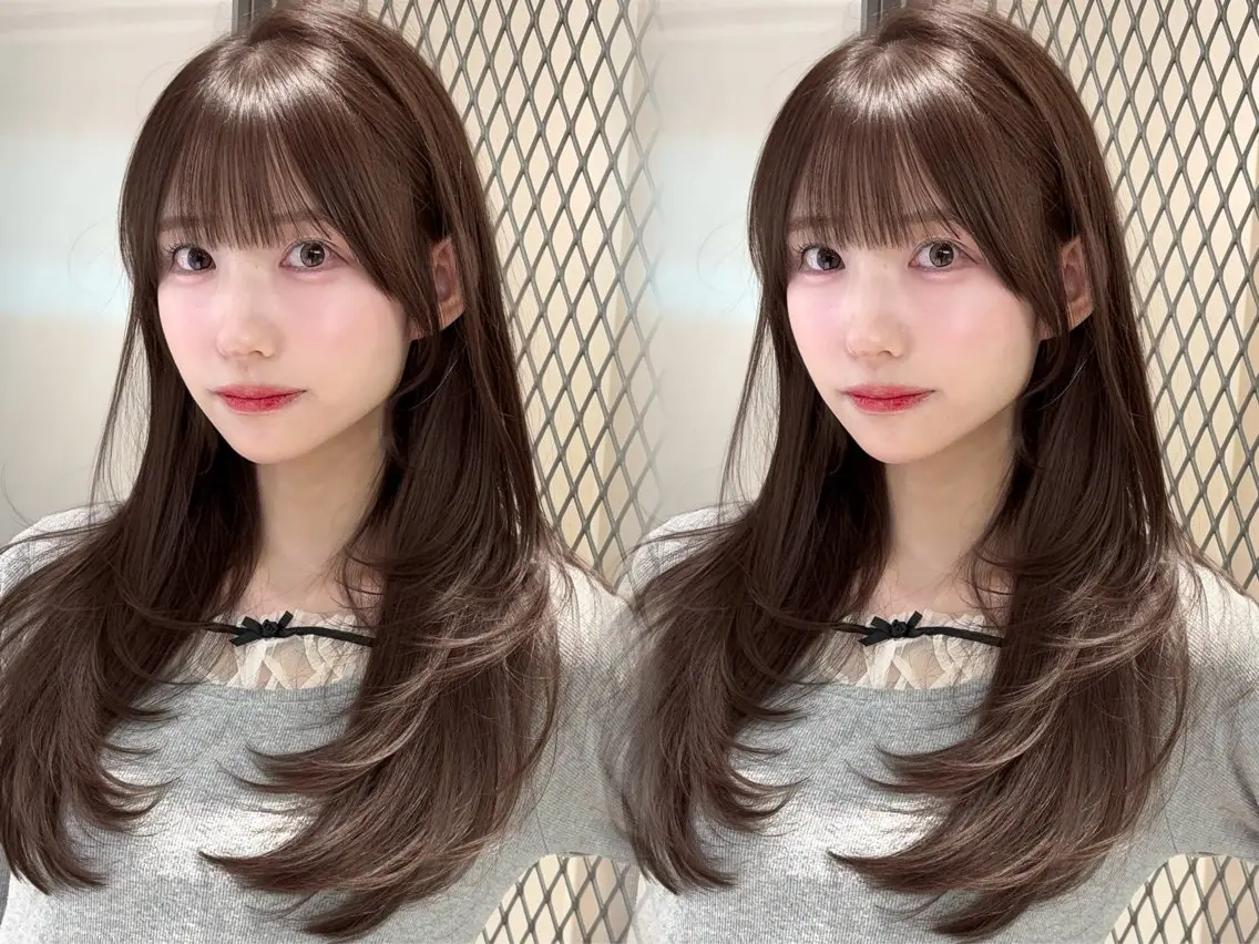 セミロング カット ヘアカラー トリートメント 谷川が作る熊本1🥇 レイヤーカットのヘアスタイル