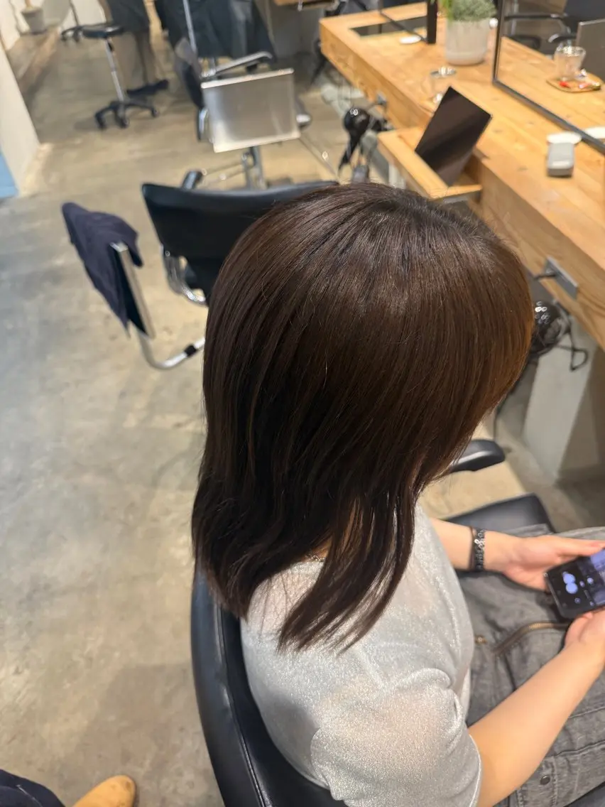 カラー 西村 颯世のヘアスタイル