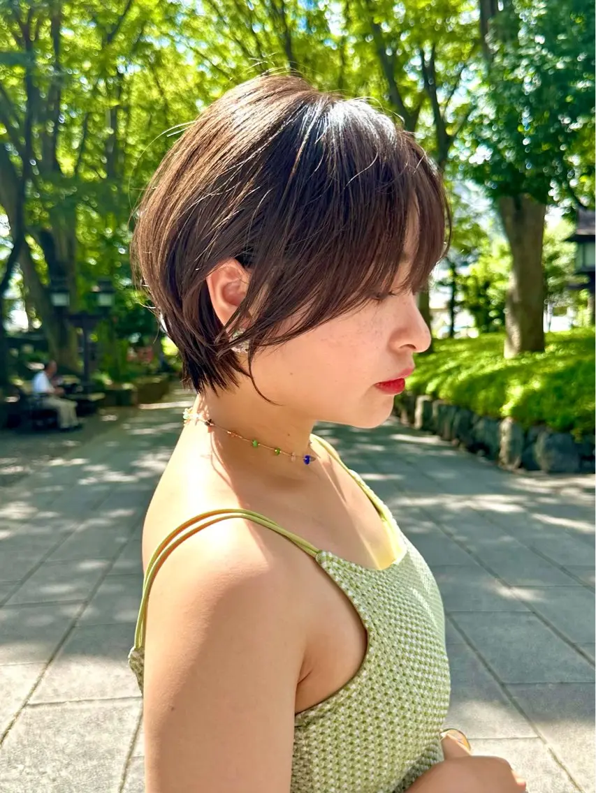ショート ショートヘア カット ヘアカラー トリートメント ヘッドスパ 縮毛矯正/レイヤー taiga🐯のヘアスタイル