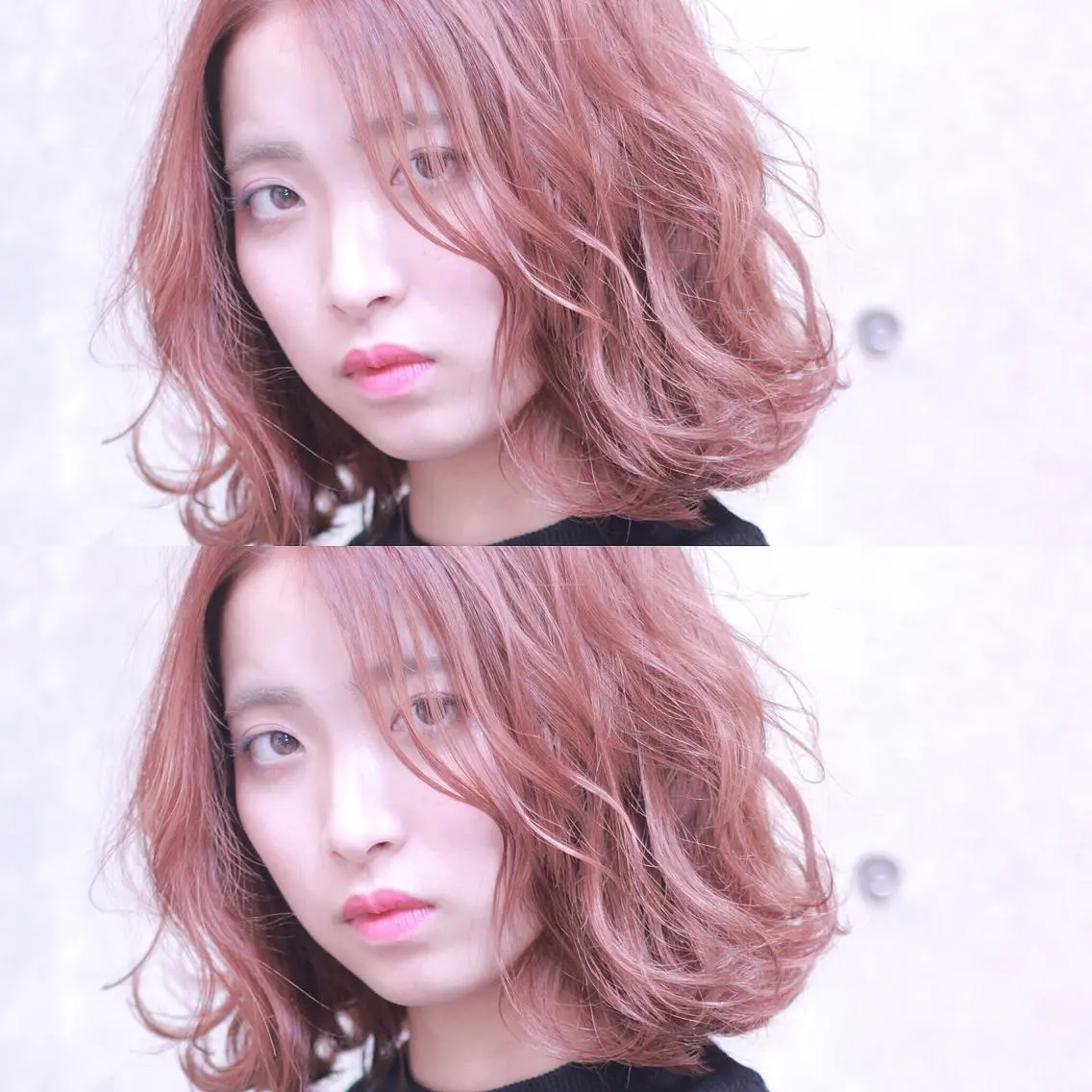 ミディアム カラー 及川 光のヘアスタイル