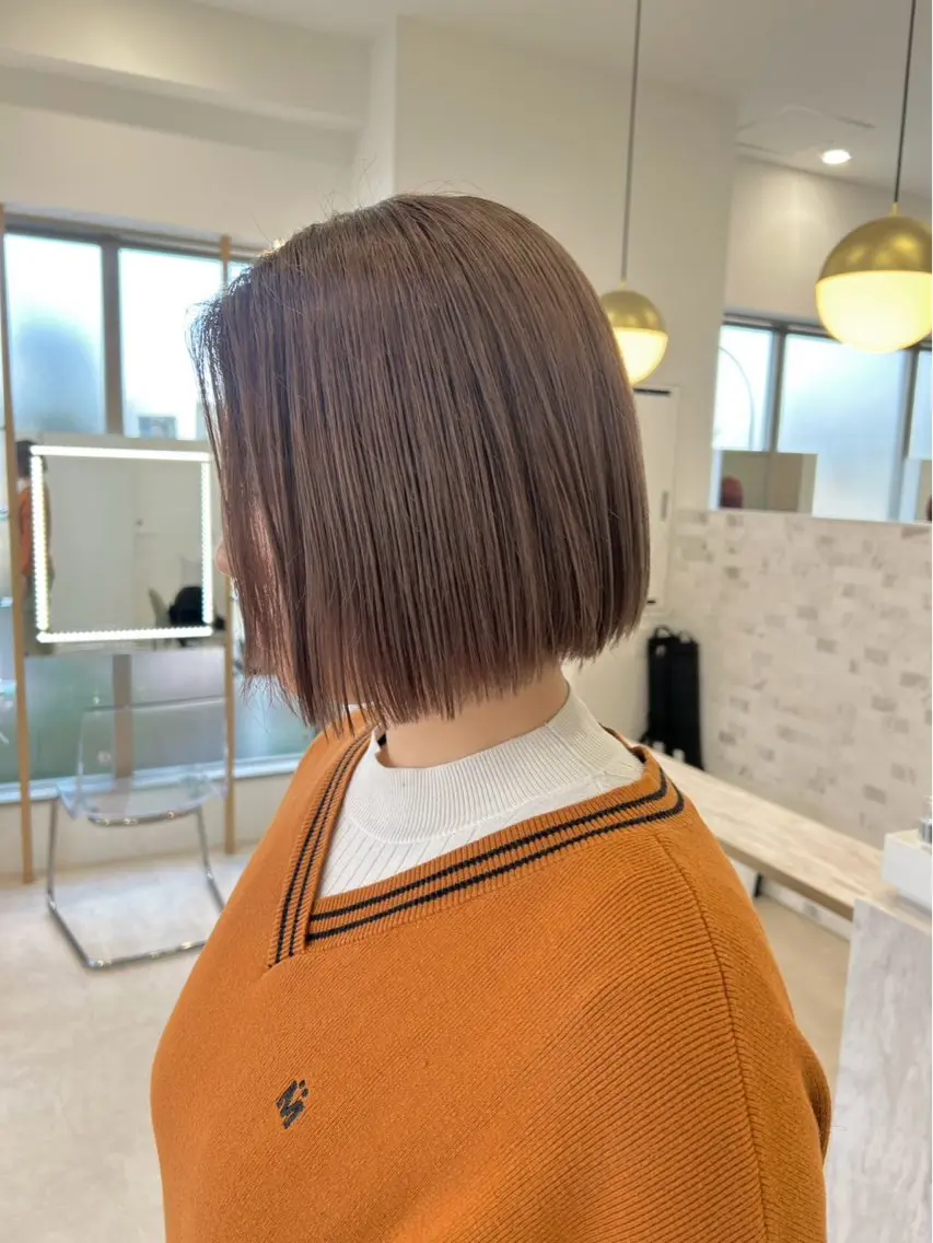 カラー カラー/ブリーチ モデル募集 柴田のヘアスタイル