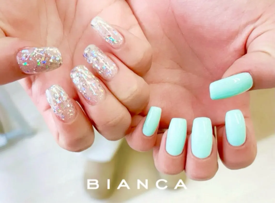ネイル ジェルネイル パラジェル Bianca浦和西口 ANNAのネイルデザイン
