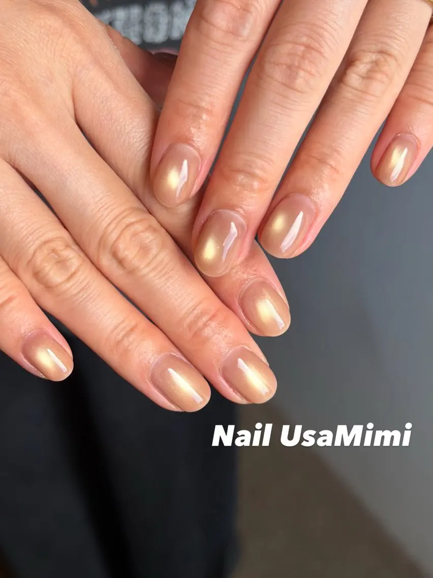 ネイル フットネイル ジェルネイル マグネットネイル 持ち込み ワンカラーネイル フットネイル 本町ネイルNail UsaMimiのネイルデザイン