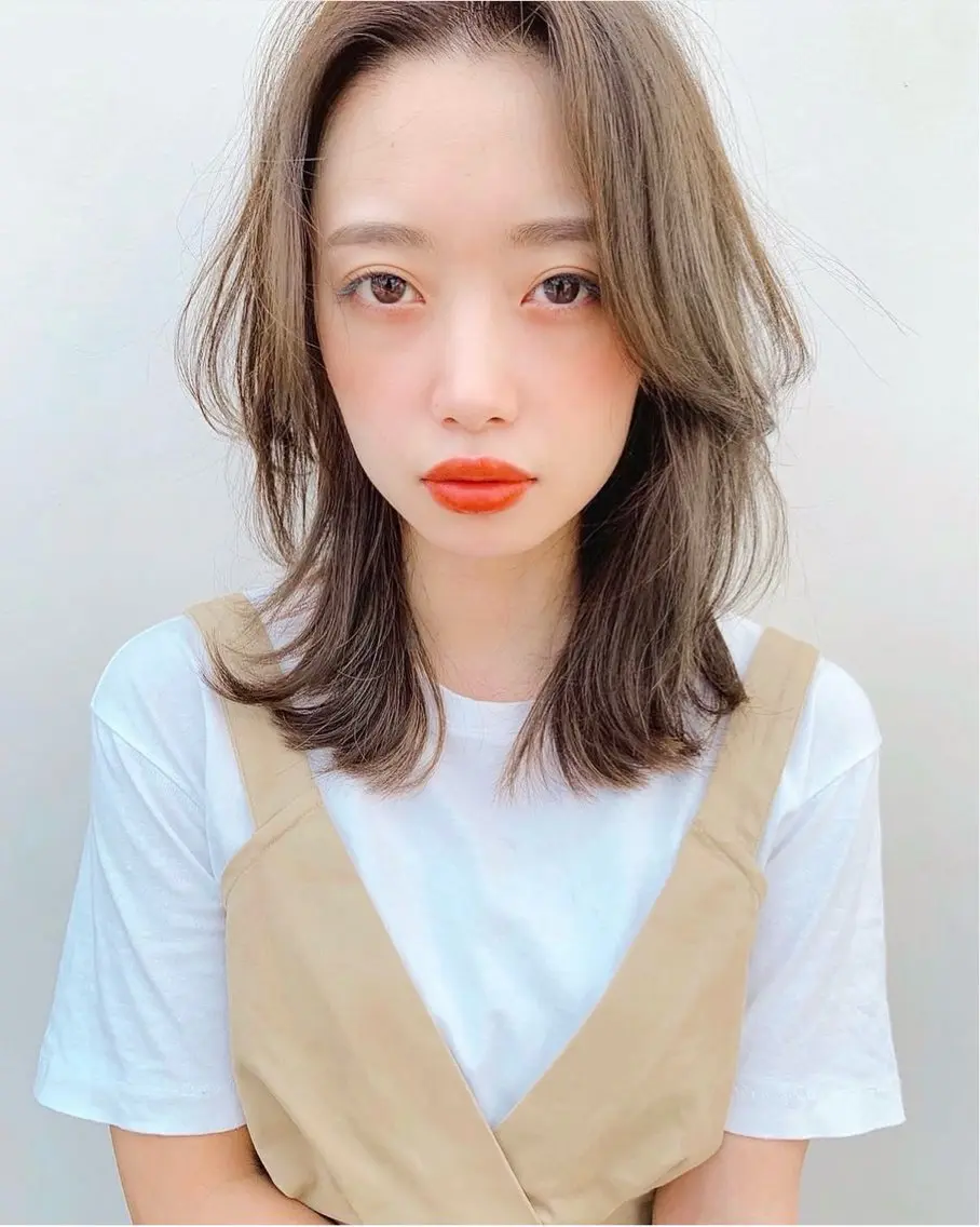 ミディアム ヘアカラー 似合わせカット/ 髪質改善🌼MAKIのヘアスタイル
