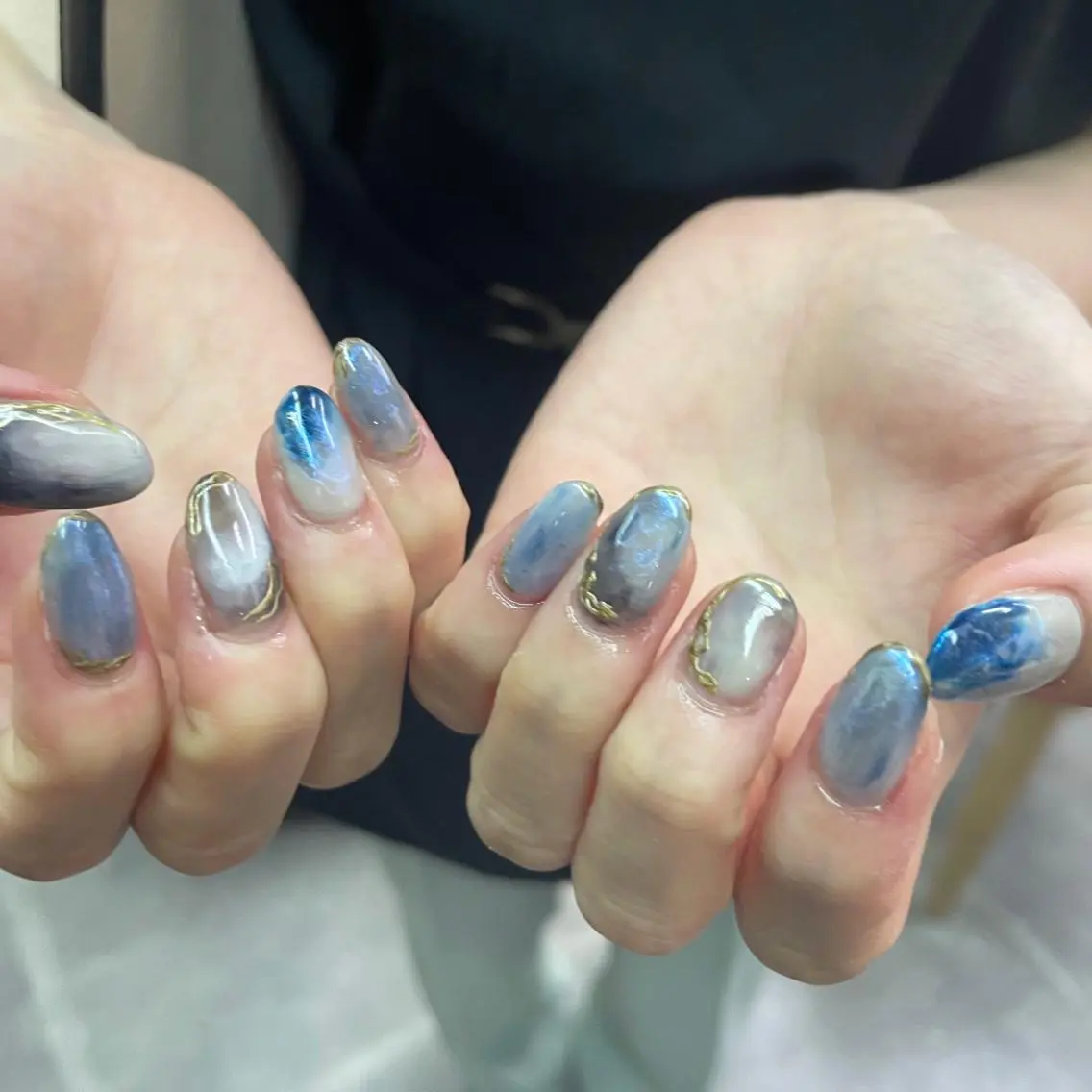 ネイル アートネイル ジェルネイル ニュアンスネイル スカルプネイル nailstudio eviz新宿店のネイルデザイン