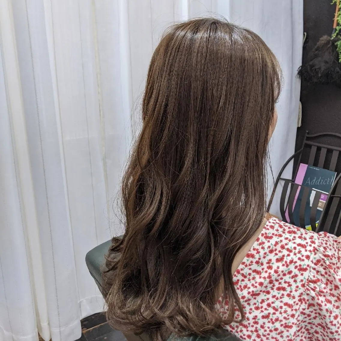 ロング カラー カット ヘアカラー ヘアセット HIKARI@ Ruheplatzのヘアスタイル