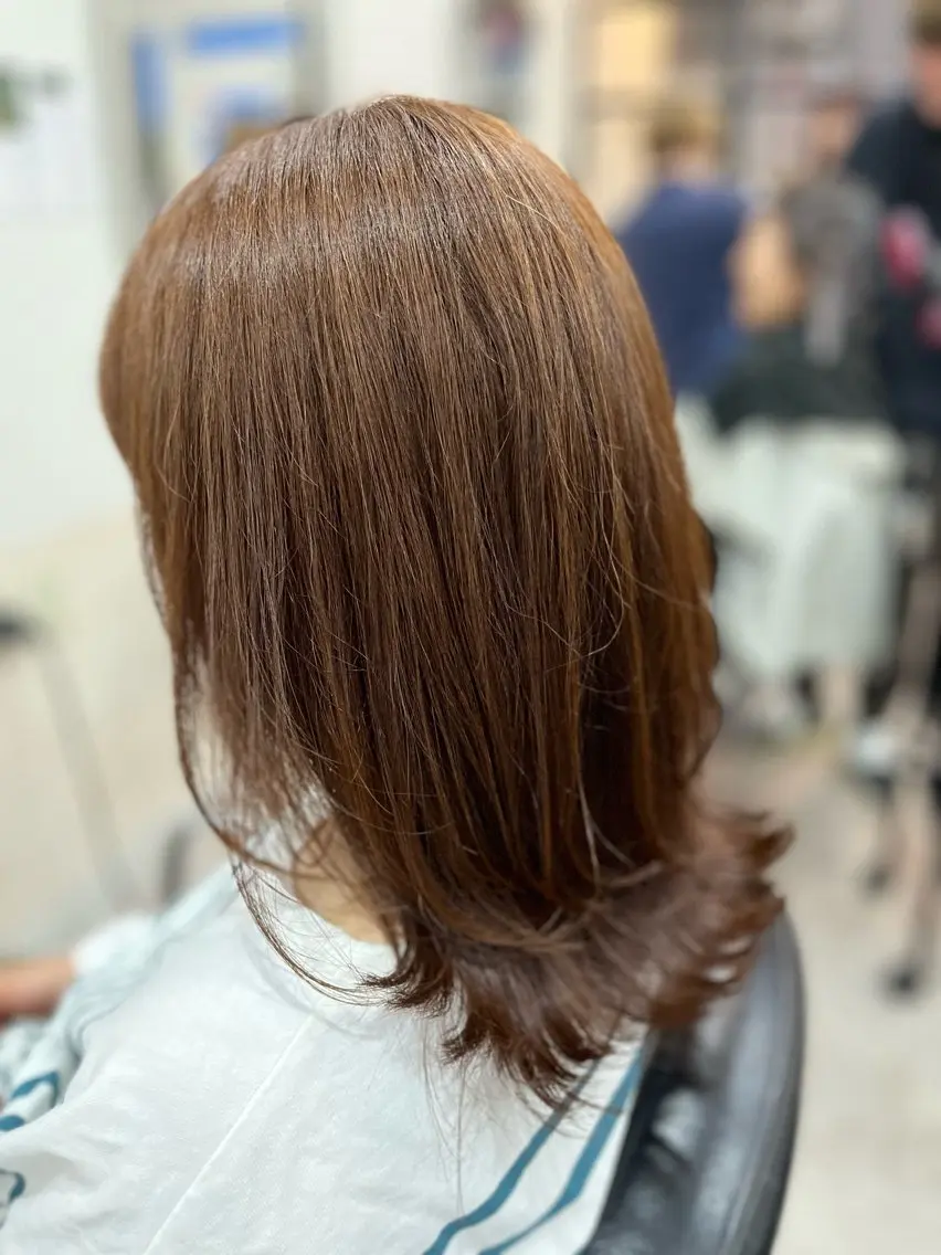 ミディアム 艶髪🥣透明感カラー 🫧前田奈津実のヘアスタイル