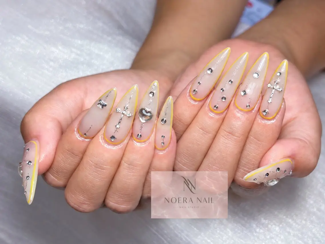 ネイル 長さ出し 韓国ネイル 持ち込み ネイルチップ ワンホンネイル ハンドネイル ハンドケア NOERA NAIL チップ長さ出し大塚店のネイルデザイン