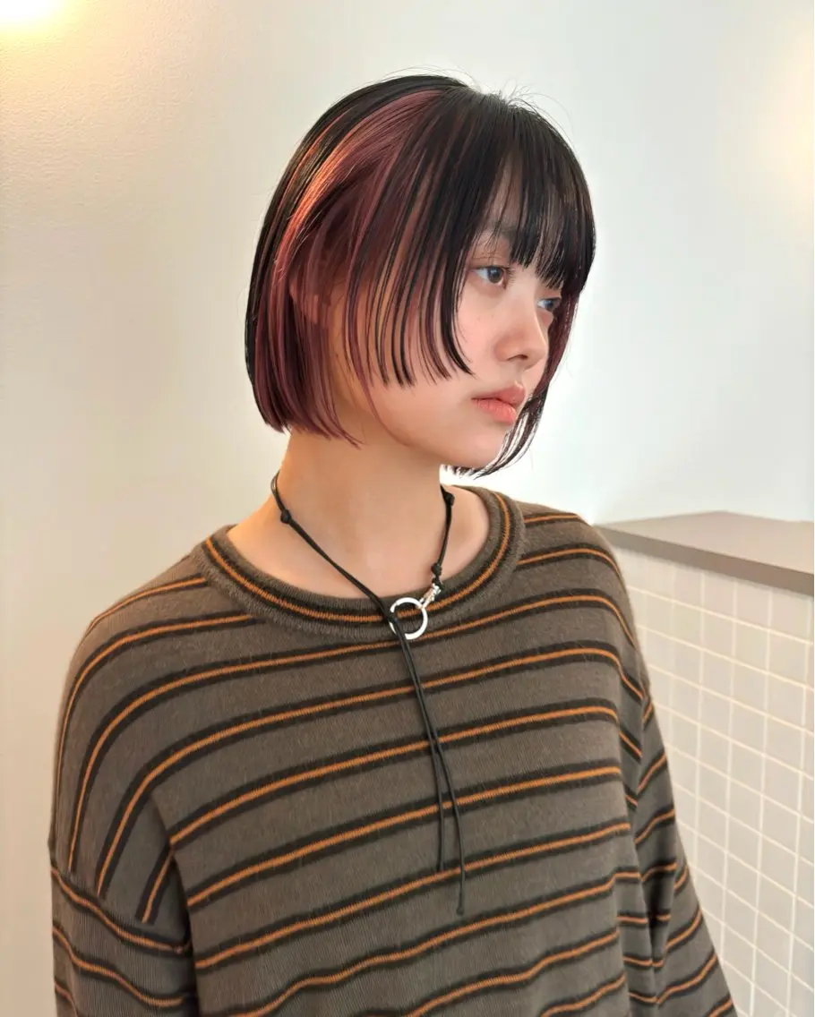 ショート カラー デザインカラー カット ヘアカラー トリートメント Kaito🐶 /デザイン/レイヤーのヘアスタイル