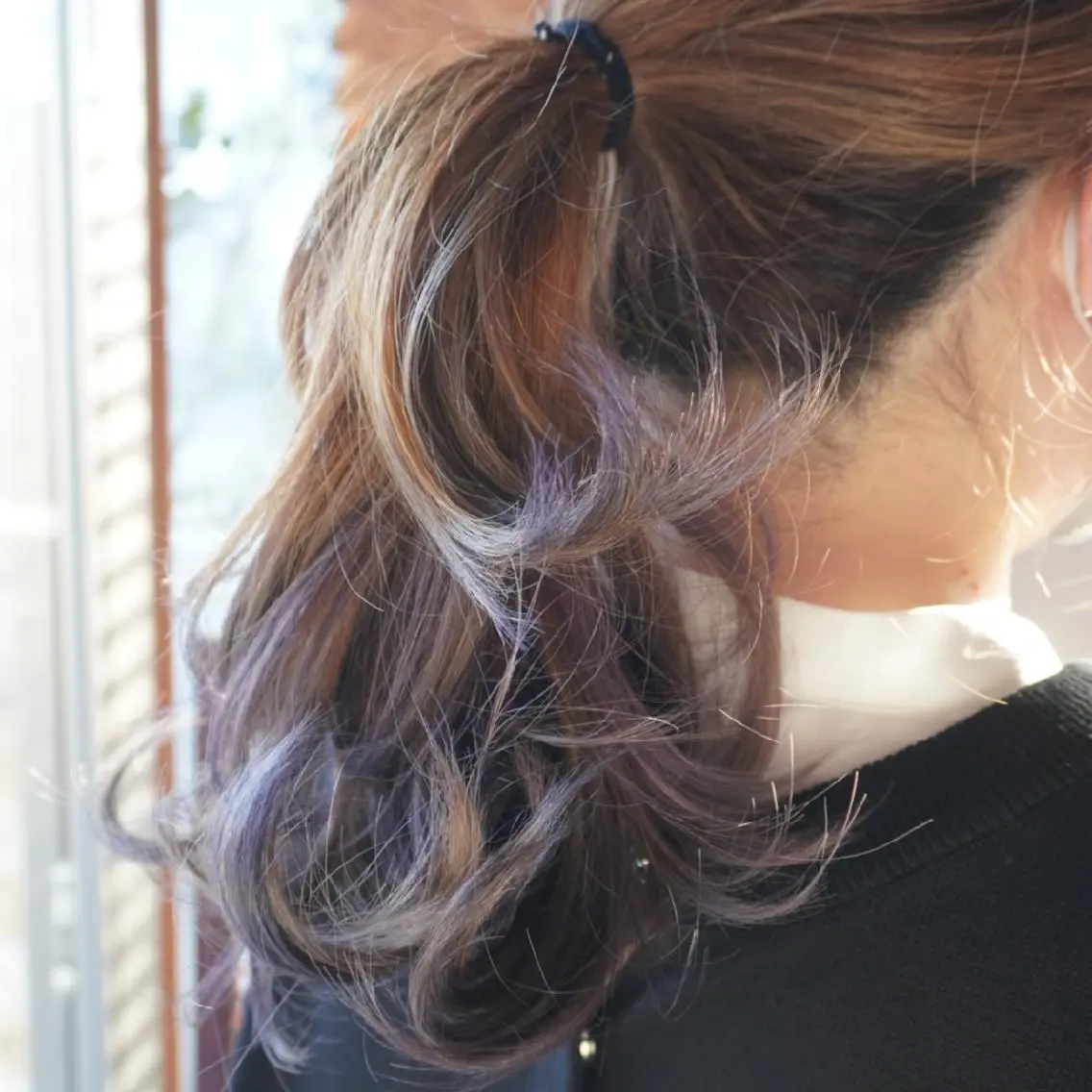 カラー グレージュ パープルグレージュ Art Pure 松井のヘアスタイル