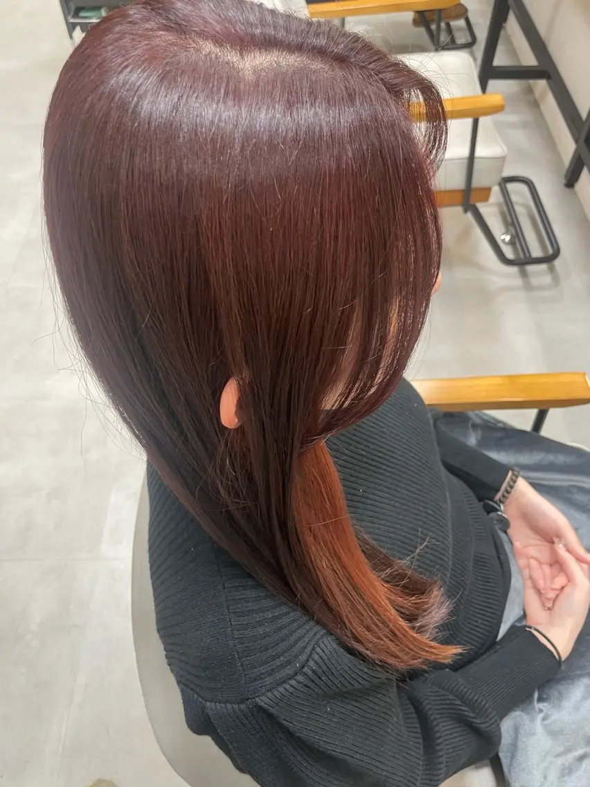 ロング カット ヘアカラー ami Norl 国分寺のヘアスタイル