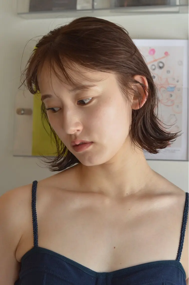ミディアム カラー ベージュカラー ブラウンカラー ブラウンベージュ カット ヘアカラー 今泉/kai🐇ボブ 似合わせカットのヘアスタイル