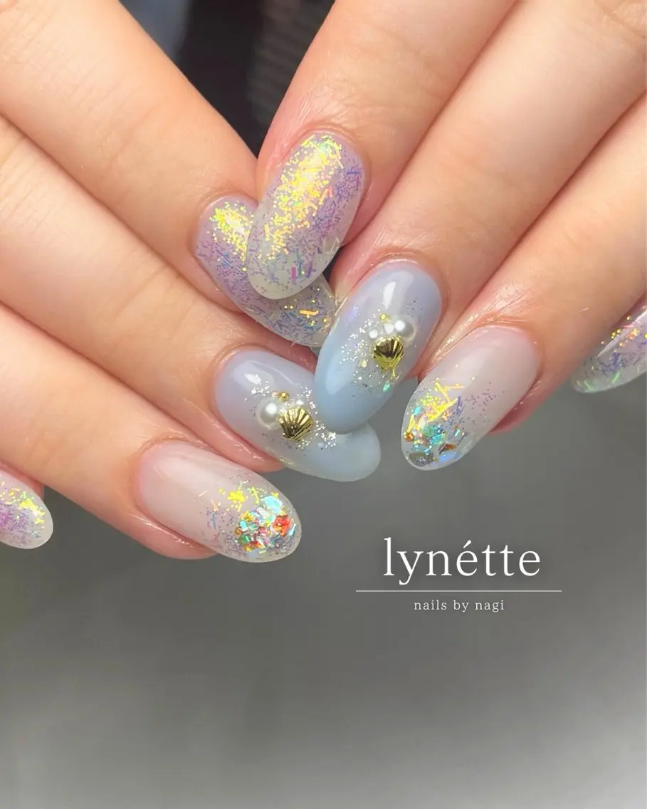 ネイル 夏ネイル lynétte 那覇ネイルサロンのネイルデザイン