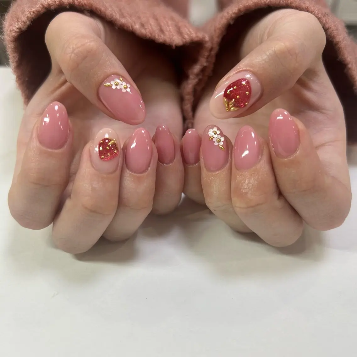 ネイル マグネットネイル ハンドネイル haac nailsのネイルデザイン