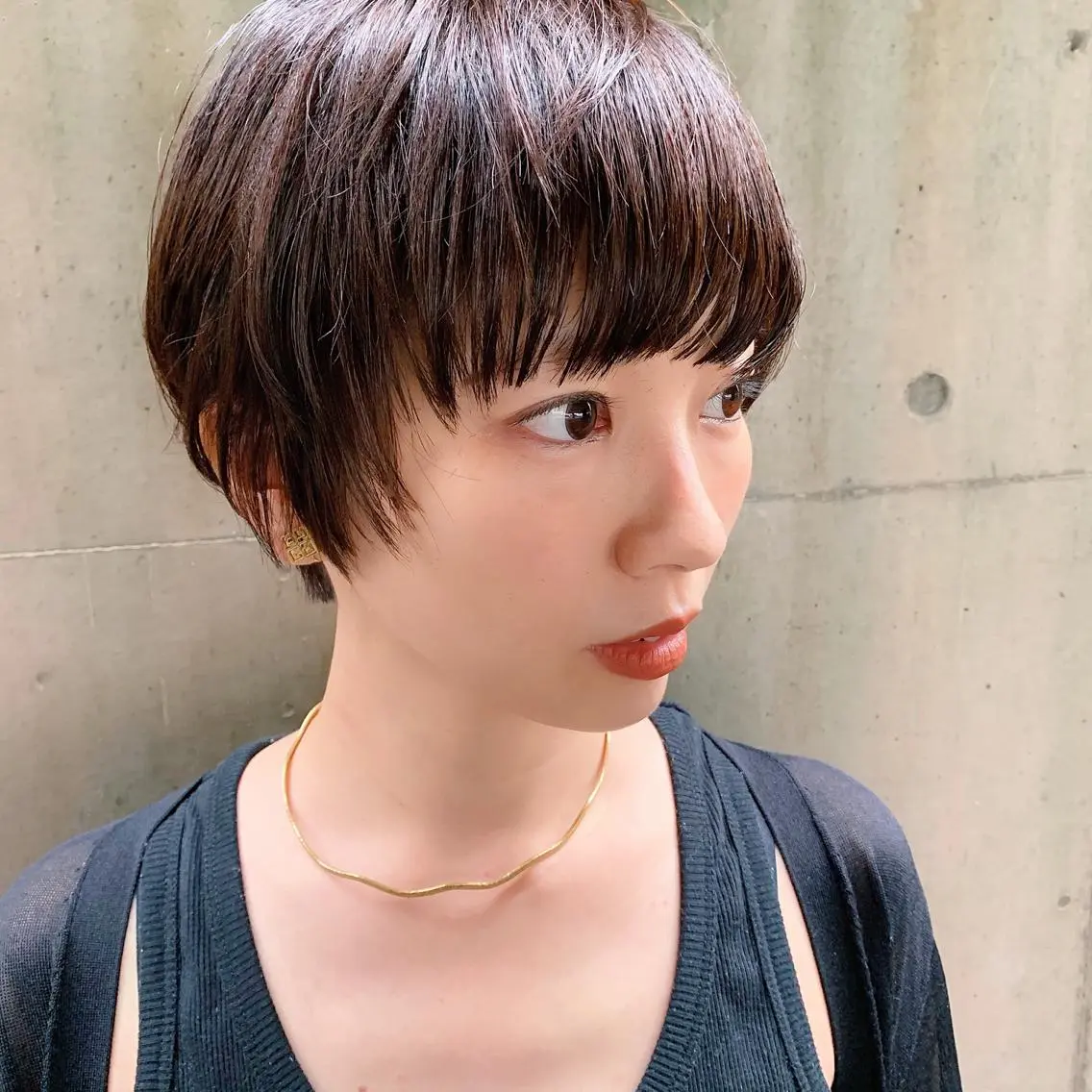 ショート カラー 中川 竜誠のヘアスタイル