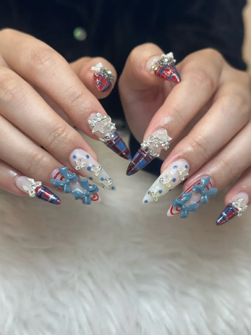 ネイル アートネイル ジェルネイル マグネットネイル ハンドネイル JennNail_ マオのネイルデザイン
