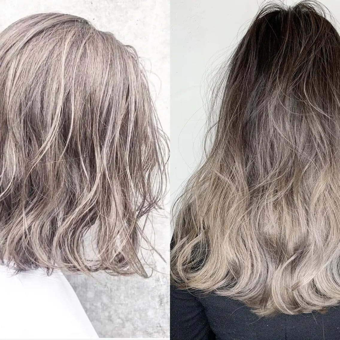 セミロング カラー ヘアカラー トリートメント ヘアセット 💛カラー大人気💛 c i a t eのヘアスタイル