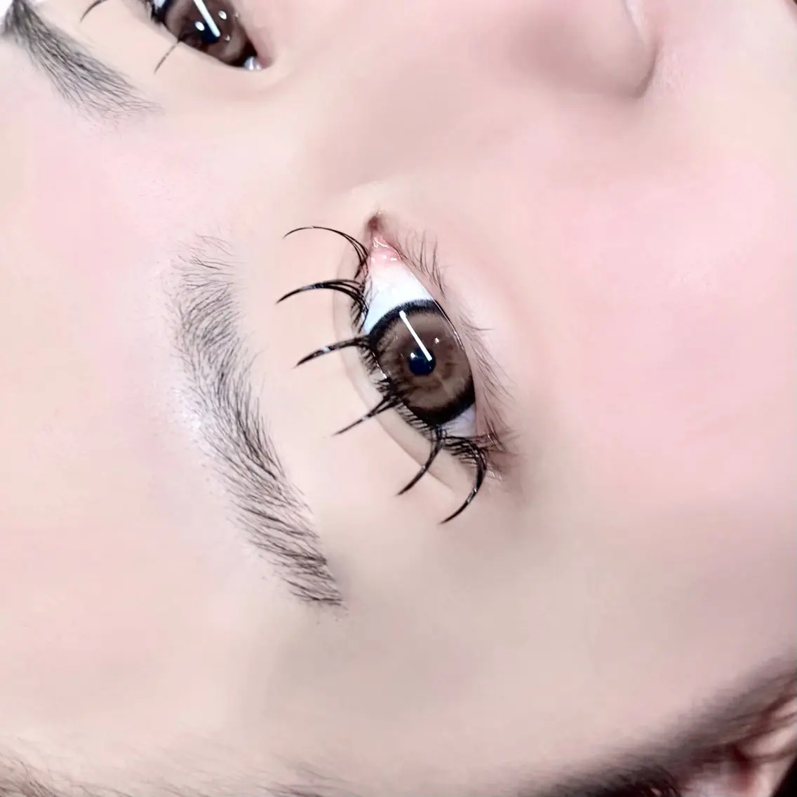 マツエク・マツパ Dカール フラットラッシュ Re:eyes_ rinkaのマツエク・マツパデザイン
