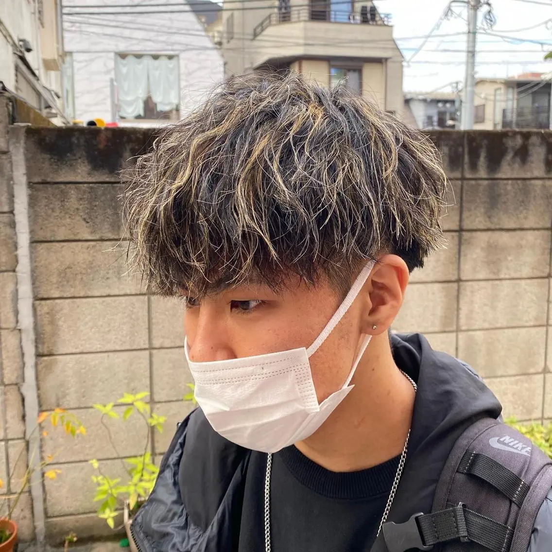 ショート カラー パーマ メンズ メンズの天才 ツバサのヘアスタイル