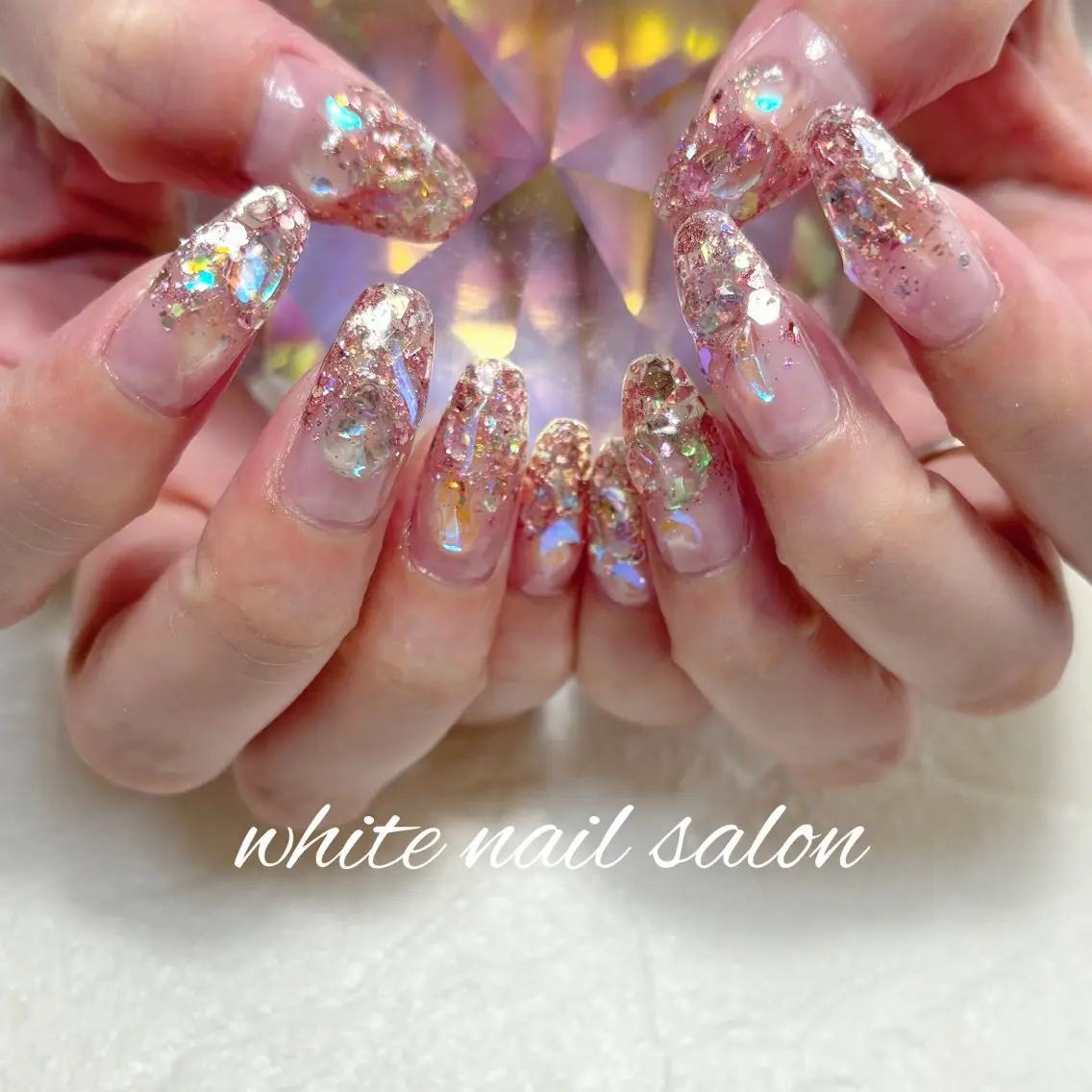 ネイル フットネイル ハンドネイル white nail salonのネイルデザイン
