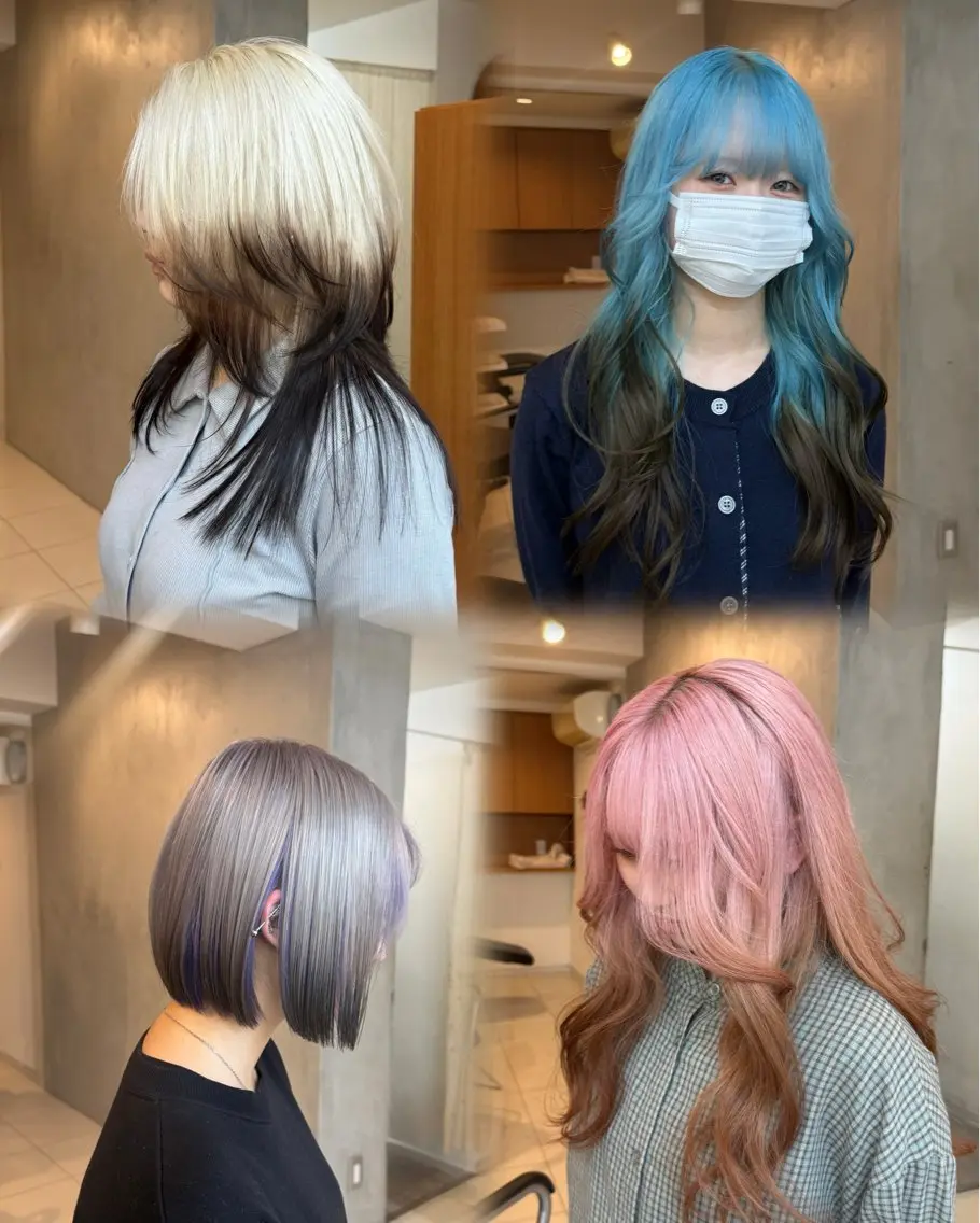 【🩵minimo新規限定🩷】2ブリーチ+カラー+デザインの写真