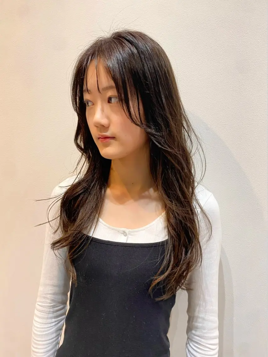 ロング カラー カット ヘアカラー トリートメント ♡オシャ髪♡AI ✂️newi町田のヘアスタイル