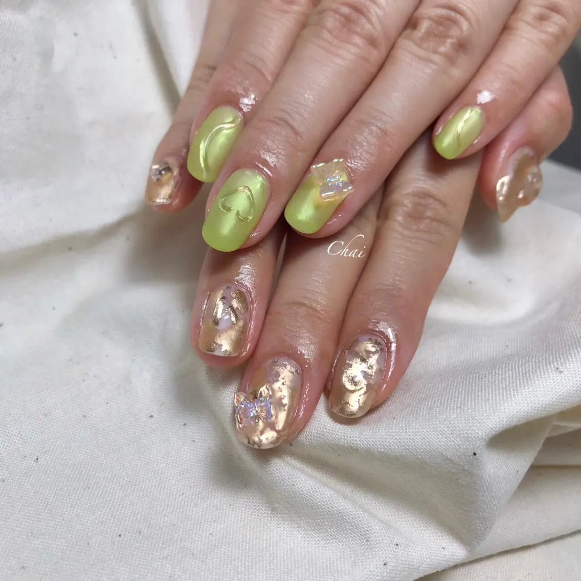 ネイル 持ち込み ハンドネイル chai nail _ai📍鶴橋/桃谷のネイルデザイン