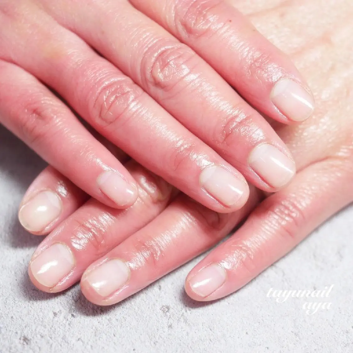 ネイル ブルー ジェルネイル パラジェル 冬ネイル ネイルサロン 【たゆnail】のネイルデザイン