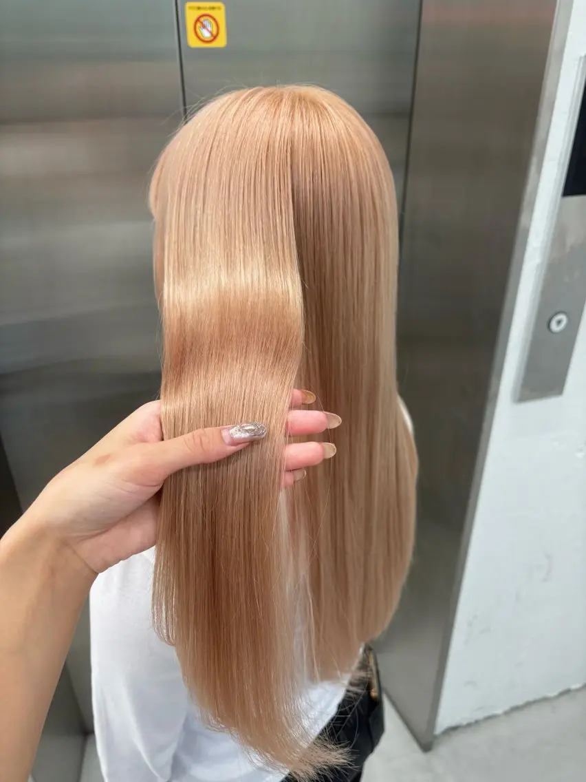 ロング カラー ピンクカラー カット ヘアカラー 🌟ゆりあ🌟 JILLSTUDIOのヘアスタイル