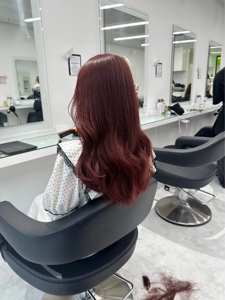 カラー ヘアカラー トリートメント ヘッドスパ ヘアセット ブリーチなし透明感 💗RYOTAのヘアスタイル