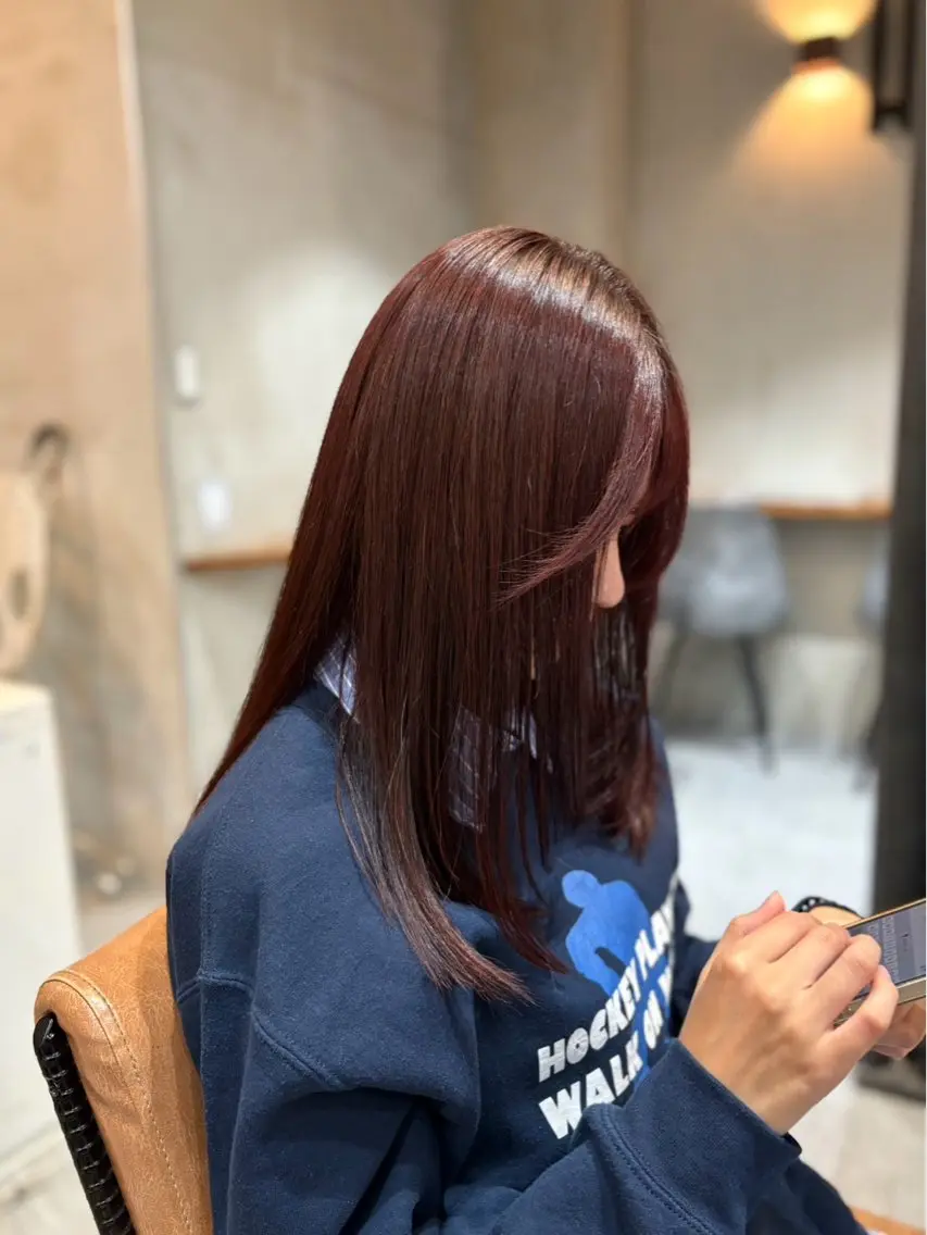 カラー ヘアカラー SHIAN立川 マホのヘアスタイル